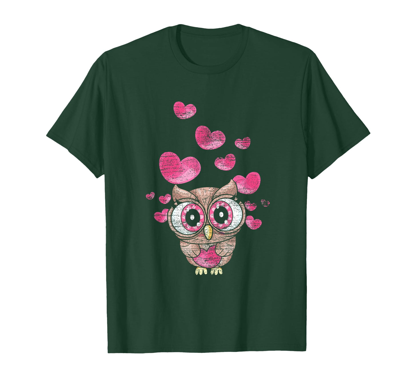 Cute Bird Women Girls Kids Owl T-Shirt
