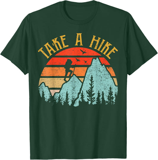 Funny Hiking-Shirt Take A Hike Men Women Hiker Camping Camp T-Shirt