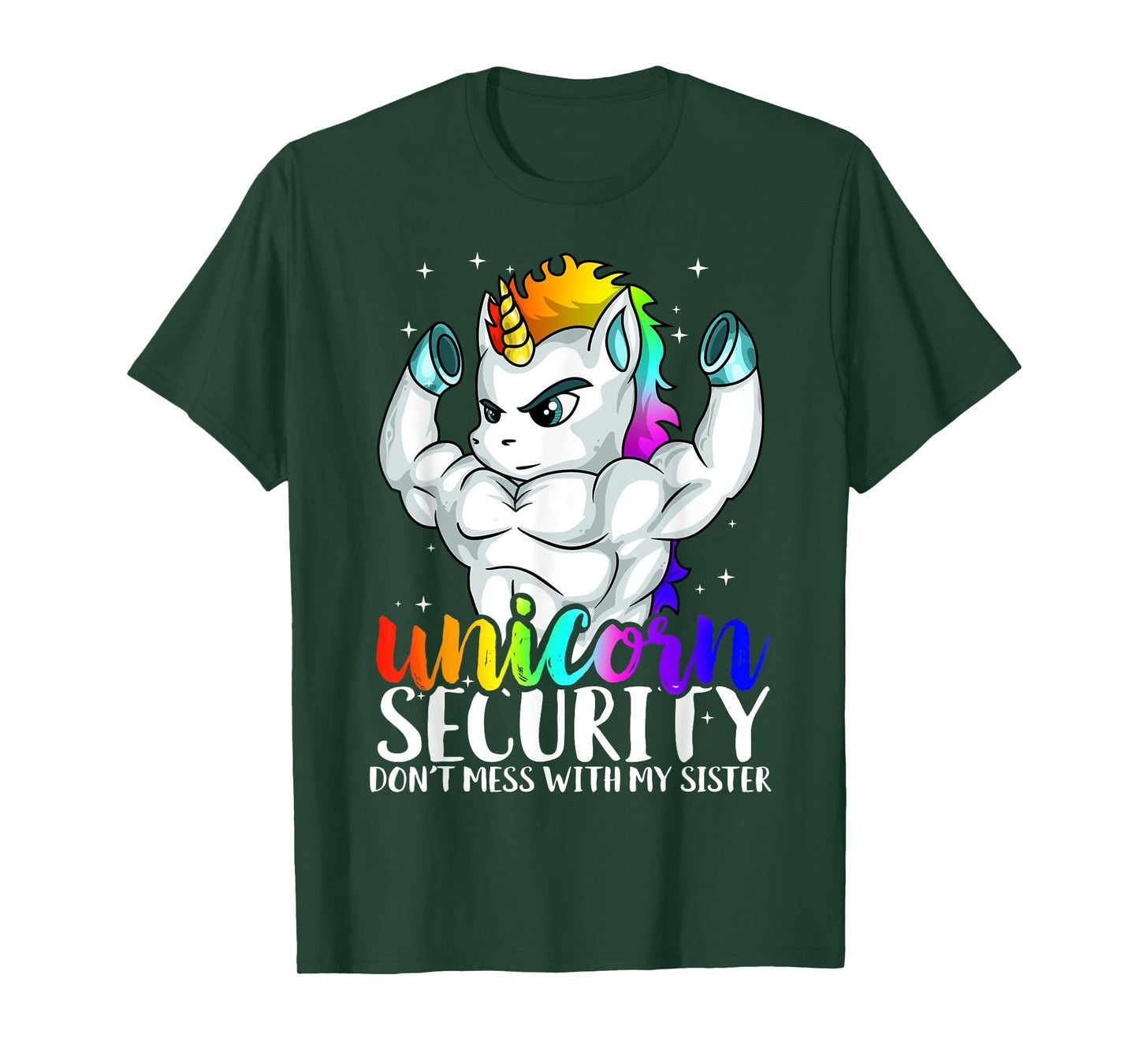 Unicorn safety not with my sister funny T-Shirt
