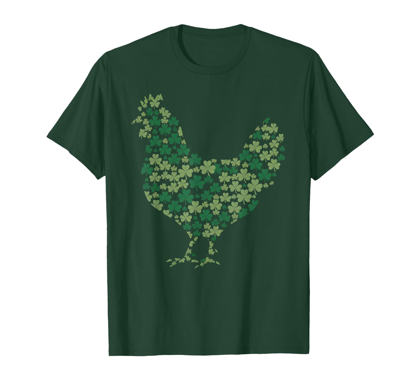 St Patricks Day Shamrock Chicken Saint Pattys Irish Women T-Shirt