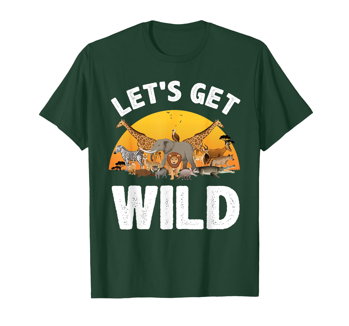 Funny Safari Design For Men Women Kids Safari Animal Lovers T-Shirt