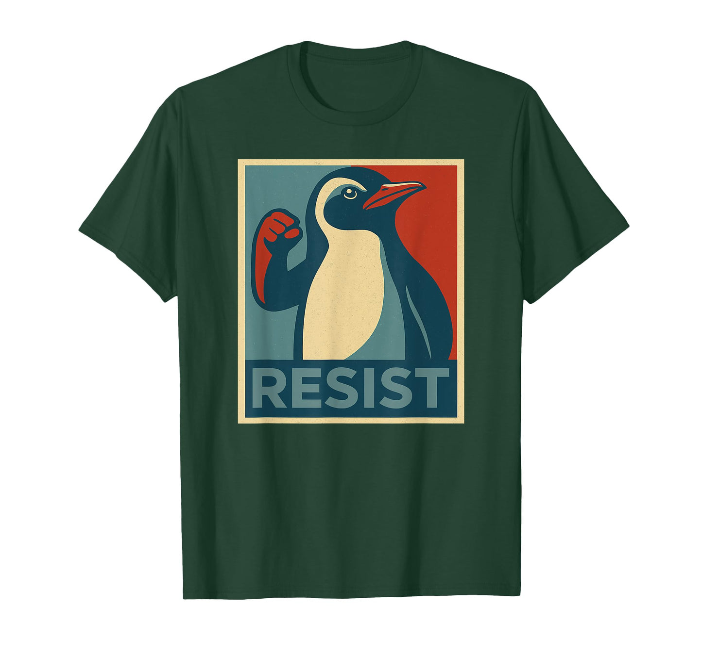 Funny Graphic Penguin Against Tariffs Penguins Resist T-Shirt