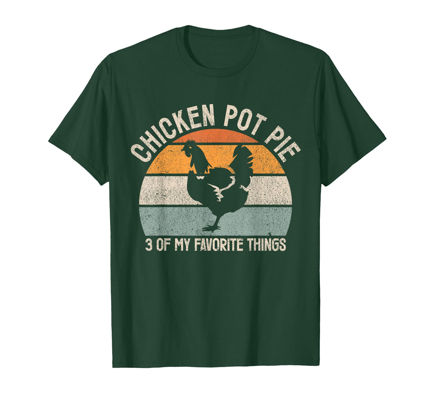Chicken Pot Pie Apparel Vintage Black Chicken Pot Pie T-Shirt