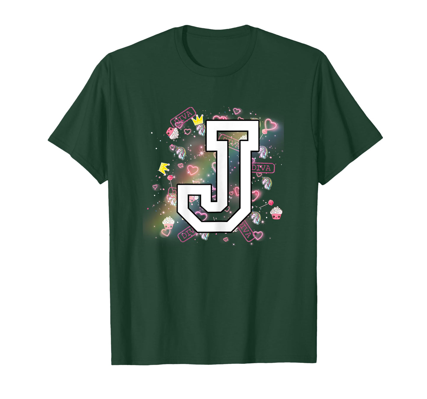 Kids Letter J Clothing For a Girl Who's Name Starts With J T-Shirt
