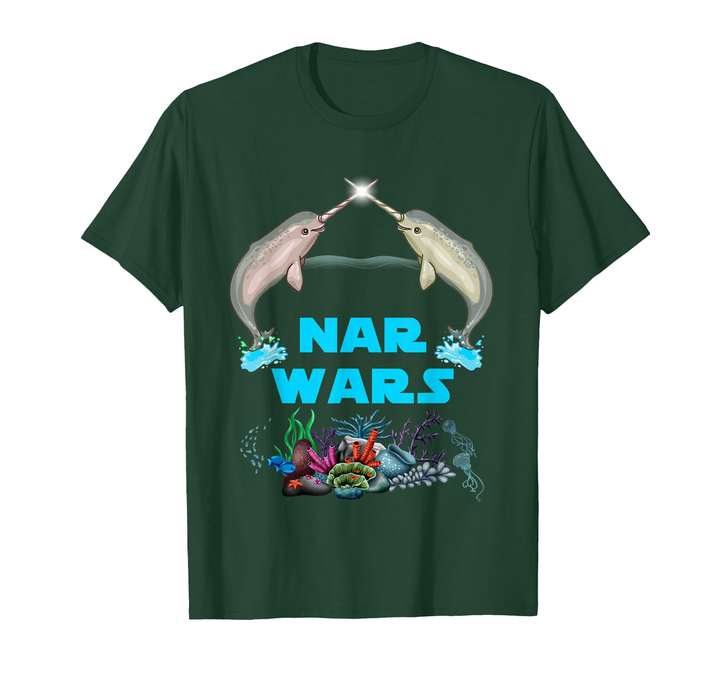 Narwhal Shirt Nar Wars Under The Sea T-Shirt