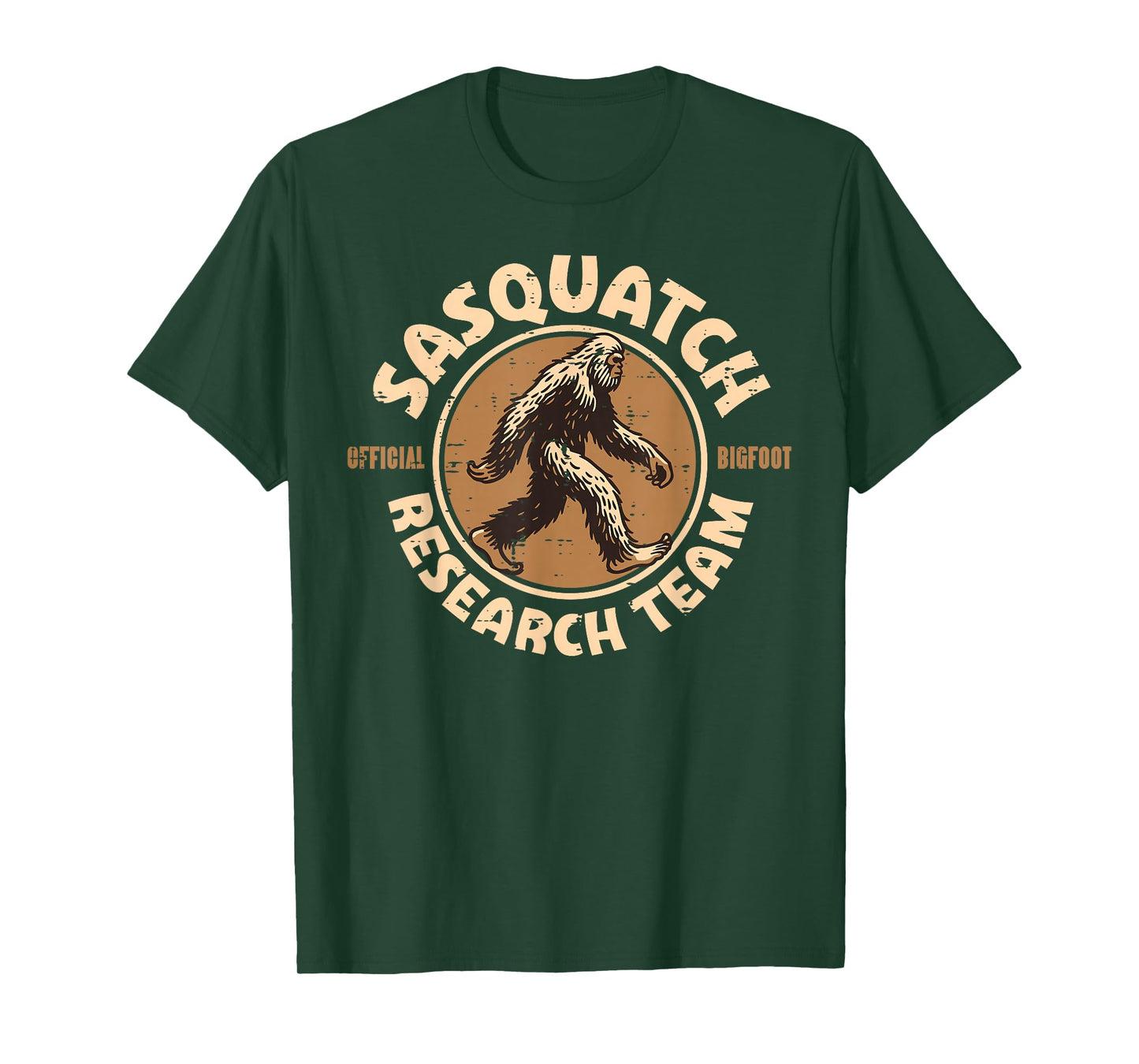 Sasquatch Official Research Team Fun Bigfoot Women Men Kids T-Shirt