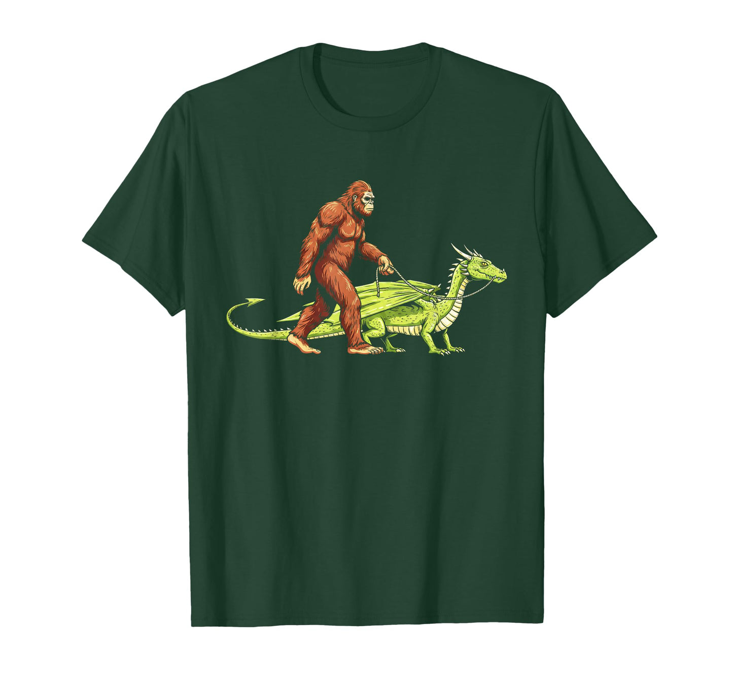 Bigfoot Walking Dragon for Women Men Kids Dragons Lover T-Shirt