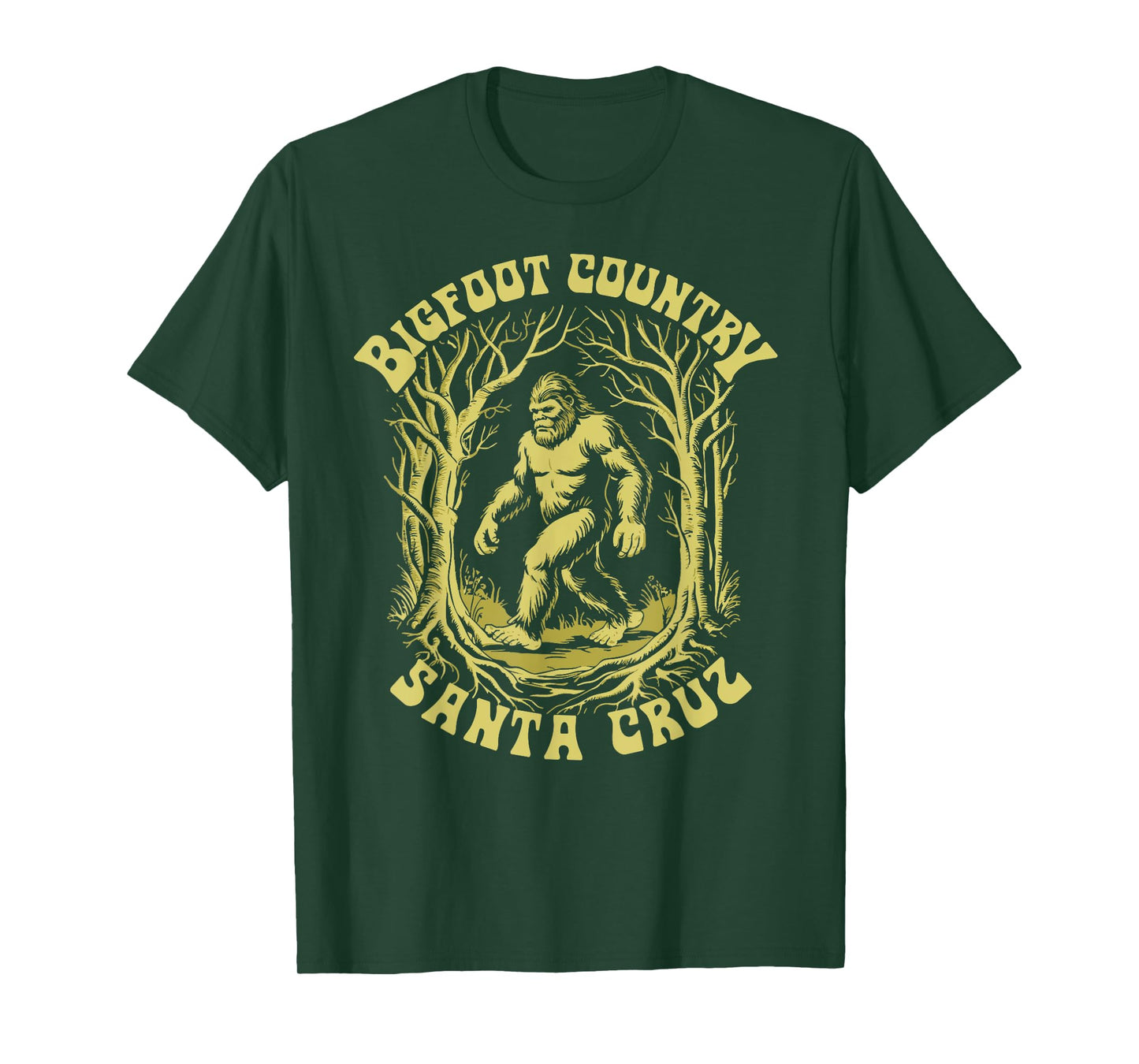 Santa Cruz Bigfoot Country Retro Sasquatch Lover Classic T-Shirt