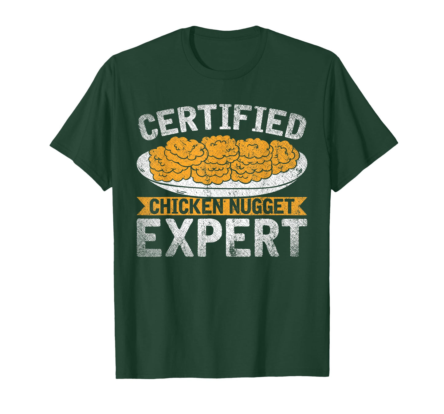 Certified Chicken Nugget Expert Funny Chicken Nugget T-Shirt