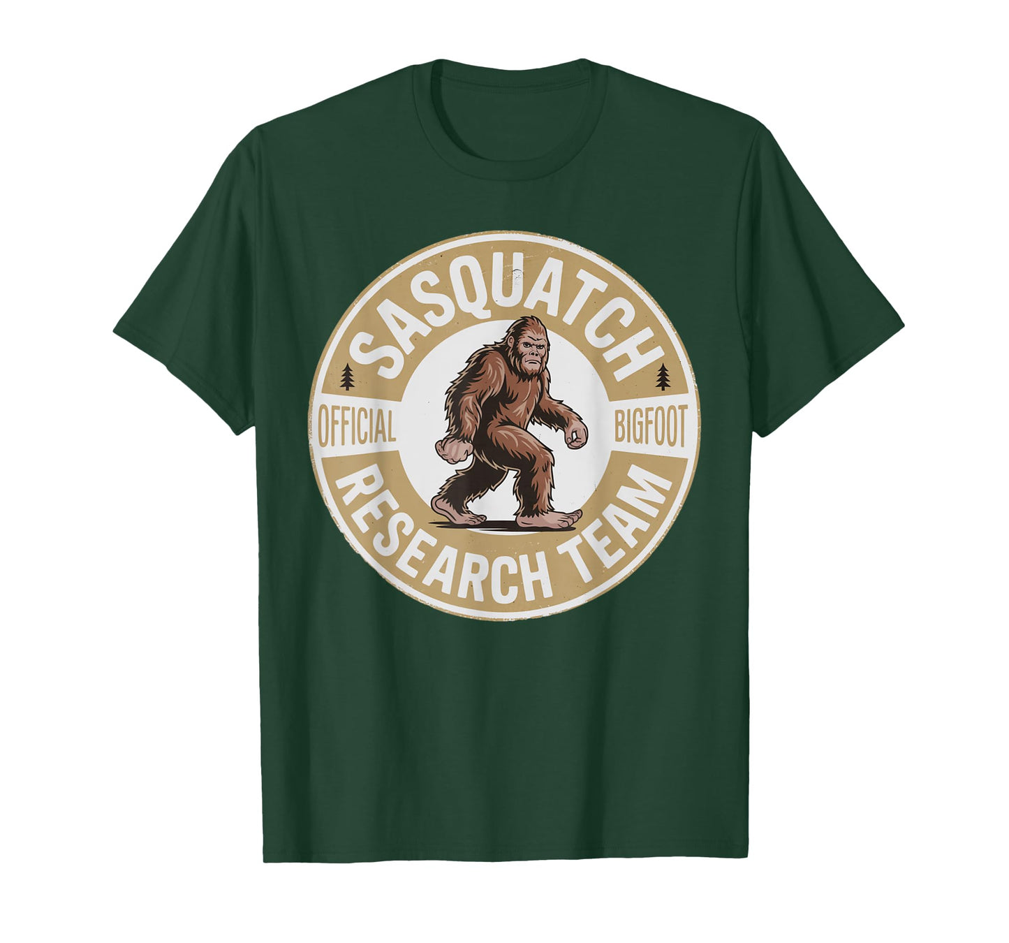 Bigfoot Research Team Retro Vintage Sasquatch Men Women T-Shirt