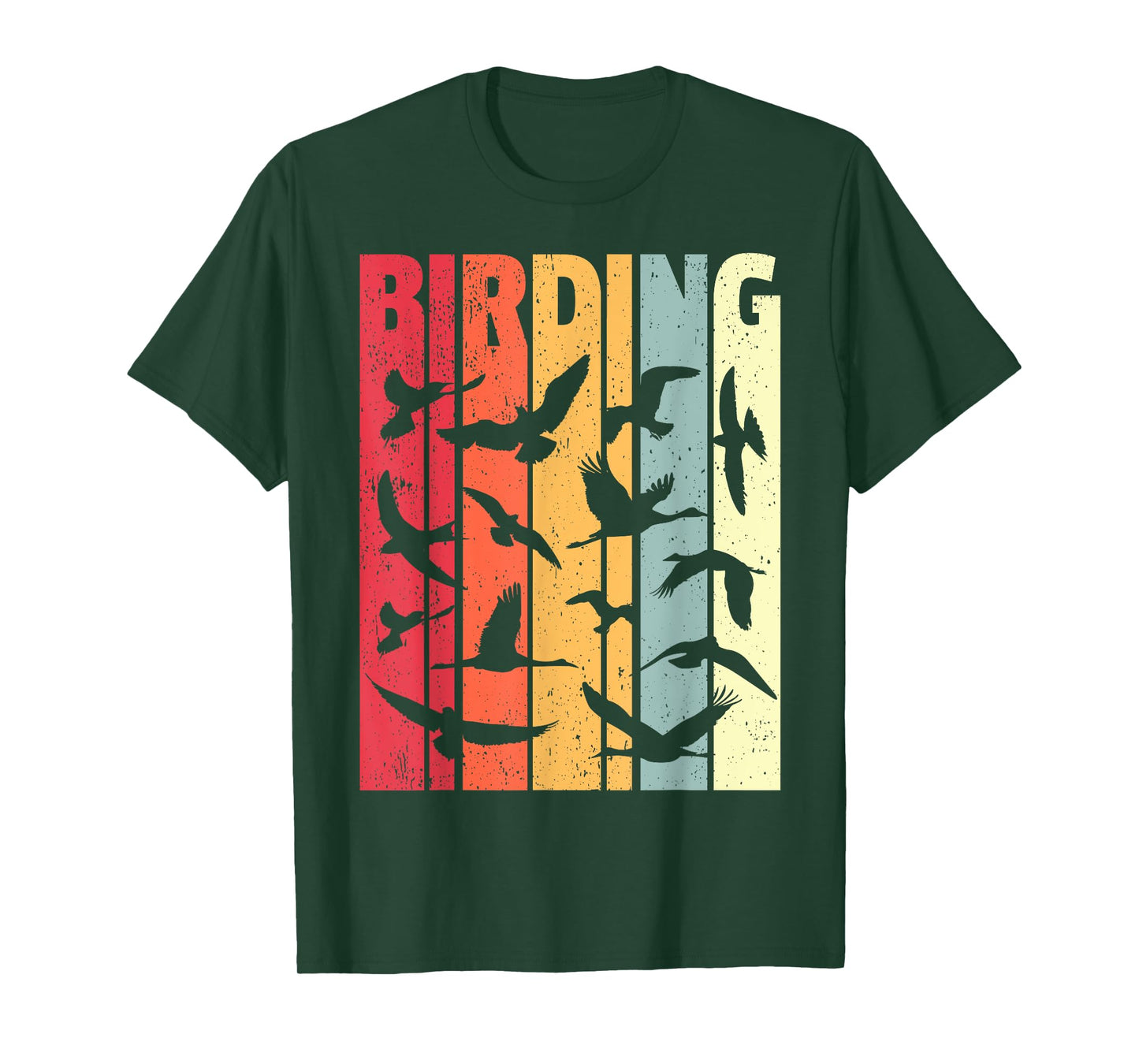 Birding Retro Birdwatcher Birder T-Shirt