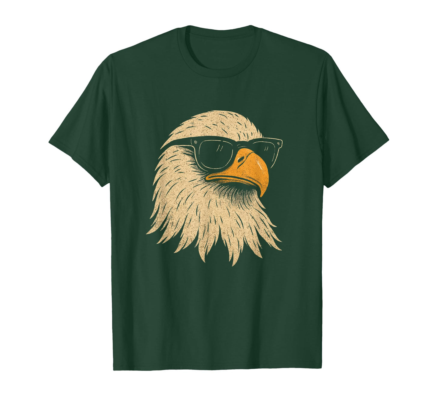 Cool Eagle Sunglasses Retro Vintage Patriotic Eagle T-Shirt