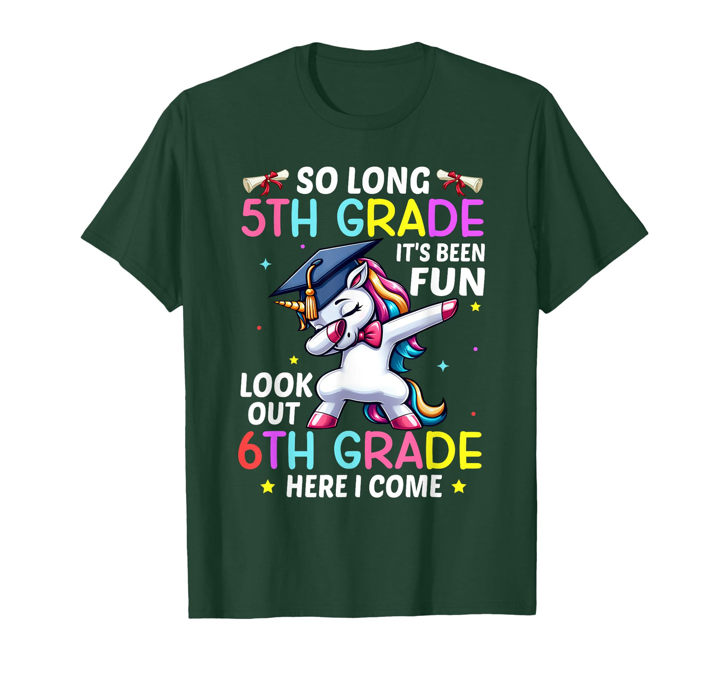 So Long 5th Grade Graduation 6th Grade Here I Come 2024 T-Shirt