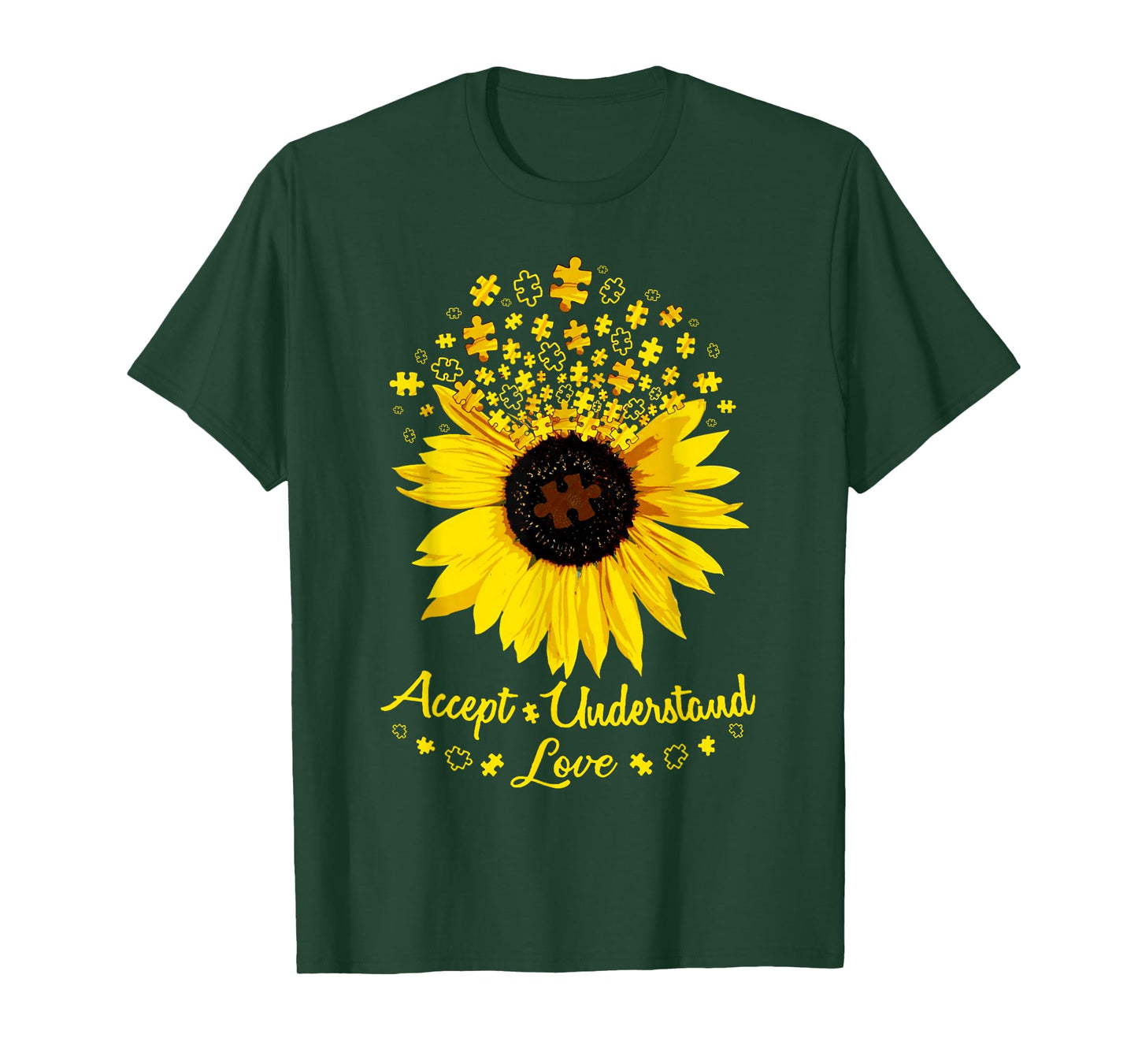 Sunflower Accept Understand Love T-Shirt