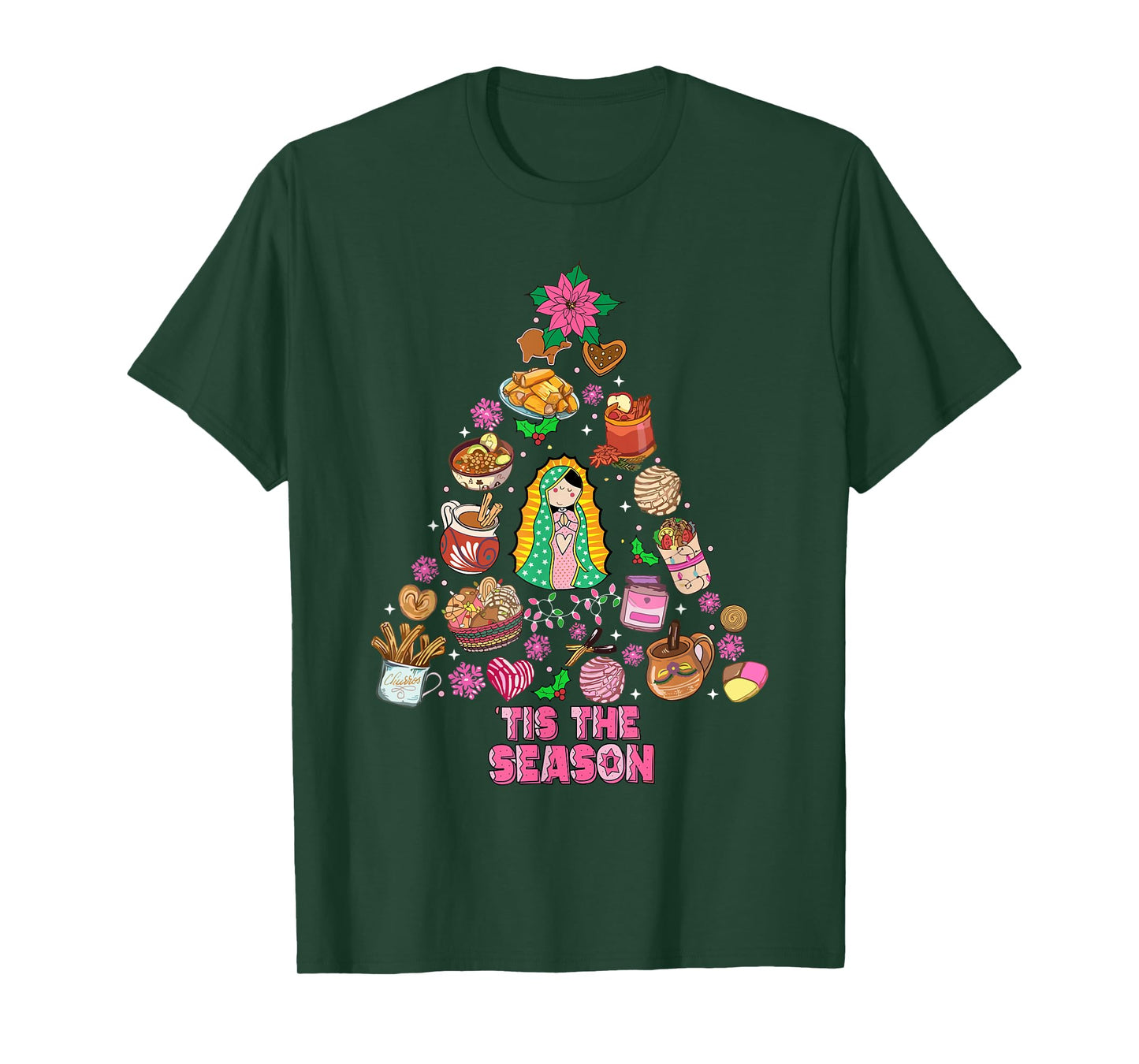 Tis the Season Mexican Christmas Feliz Navidad Xmas Mexican T-Shirt