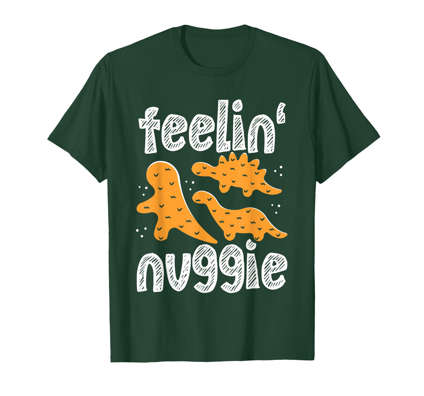 Dinosaur Chicken Nugget Lover Unique Dino Style T-Shirt