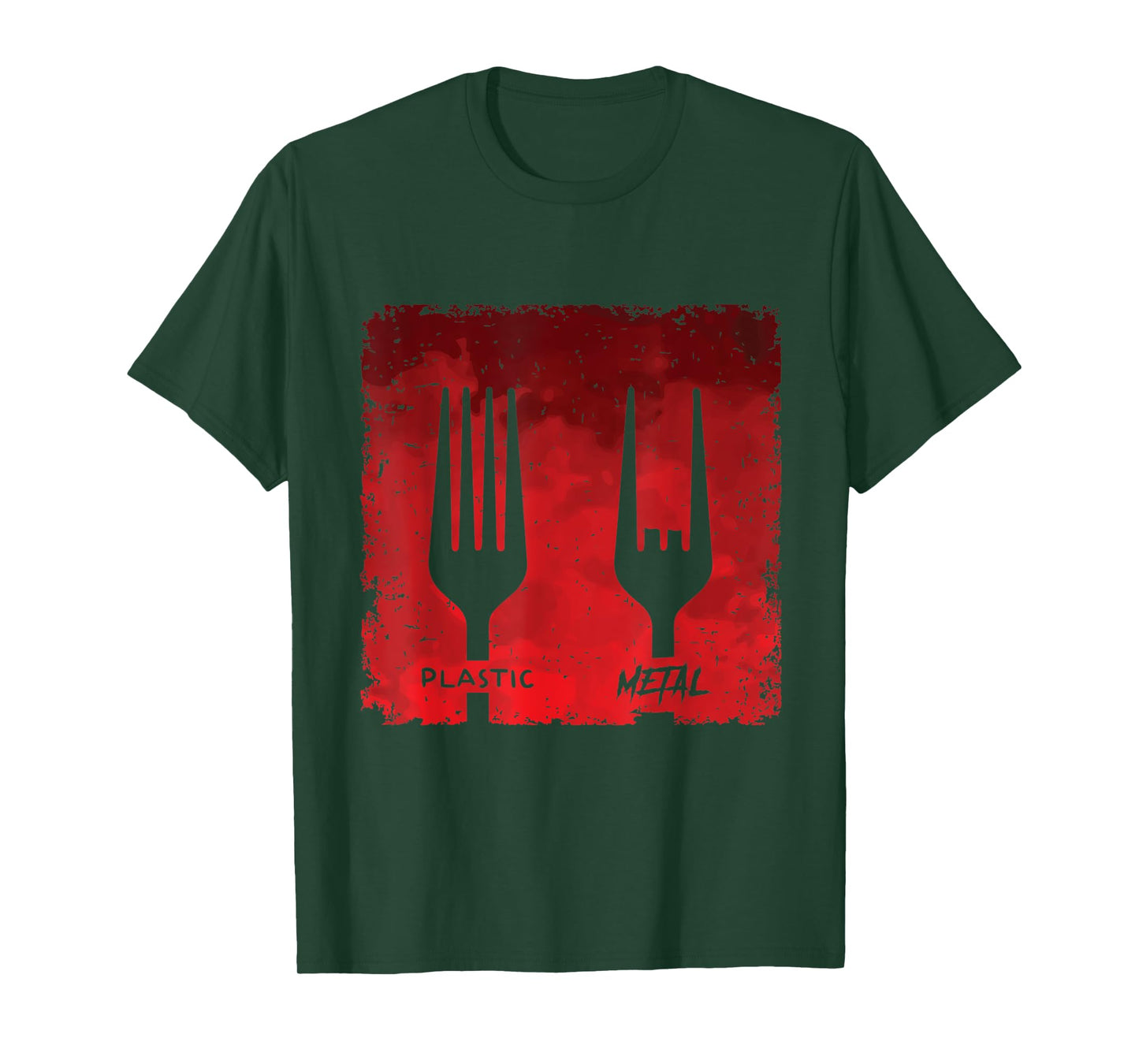 Plastic Fork Metal Music T-Shirt