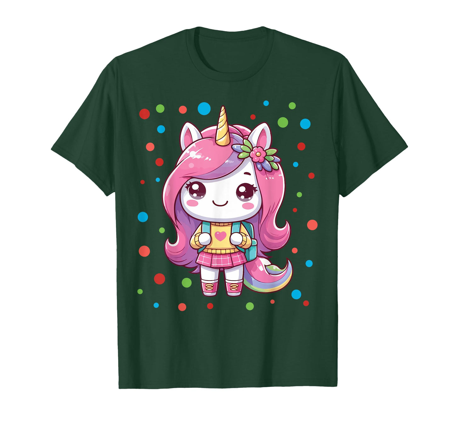 Happy Dot Day Unicorn Dots For Girls T-Shirt