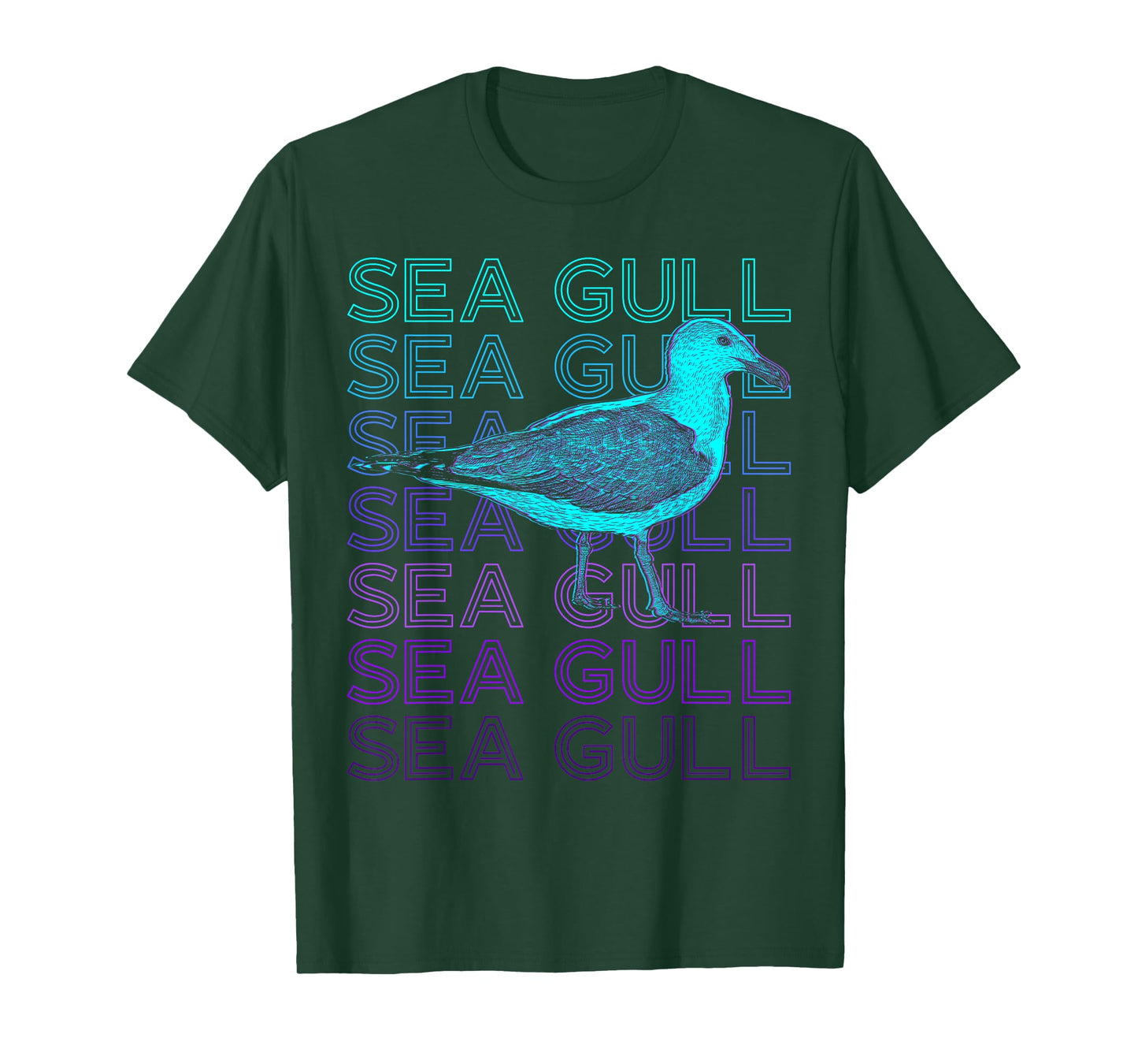 Sea Gull Seagull Sea Bird Retro T-Shirt