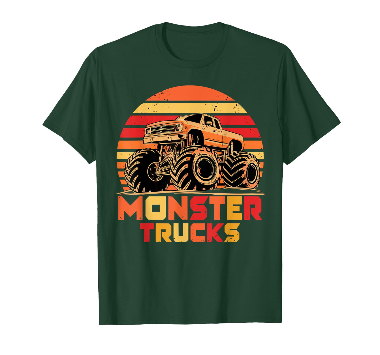 Monster Truck Retro Monster Trucks T-Shirt