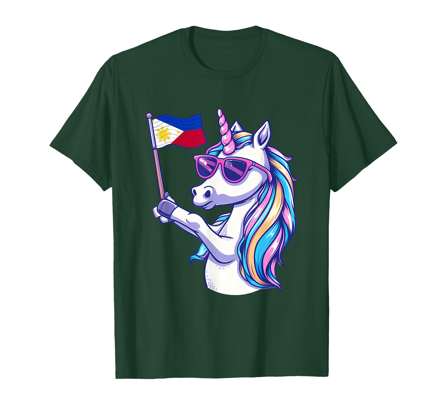 Philippines Unicorn Pinoy Pilipinas Pride Filipino Roots T-Shirt