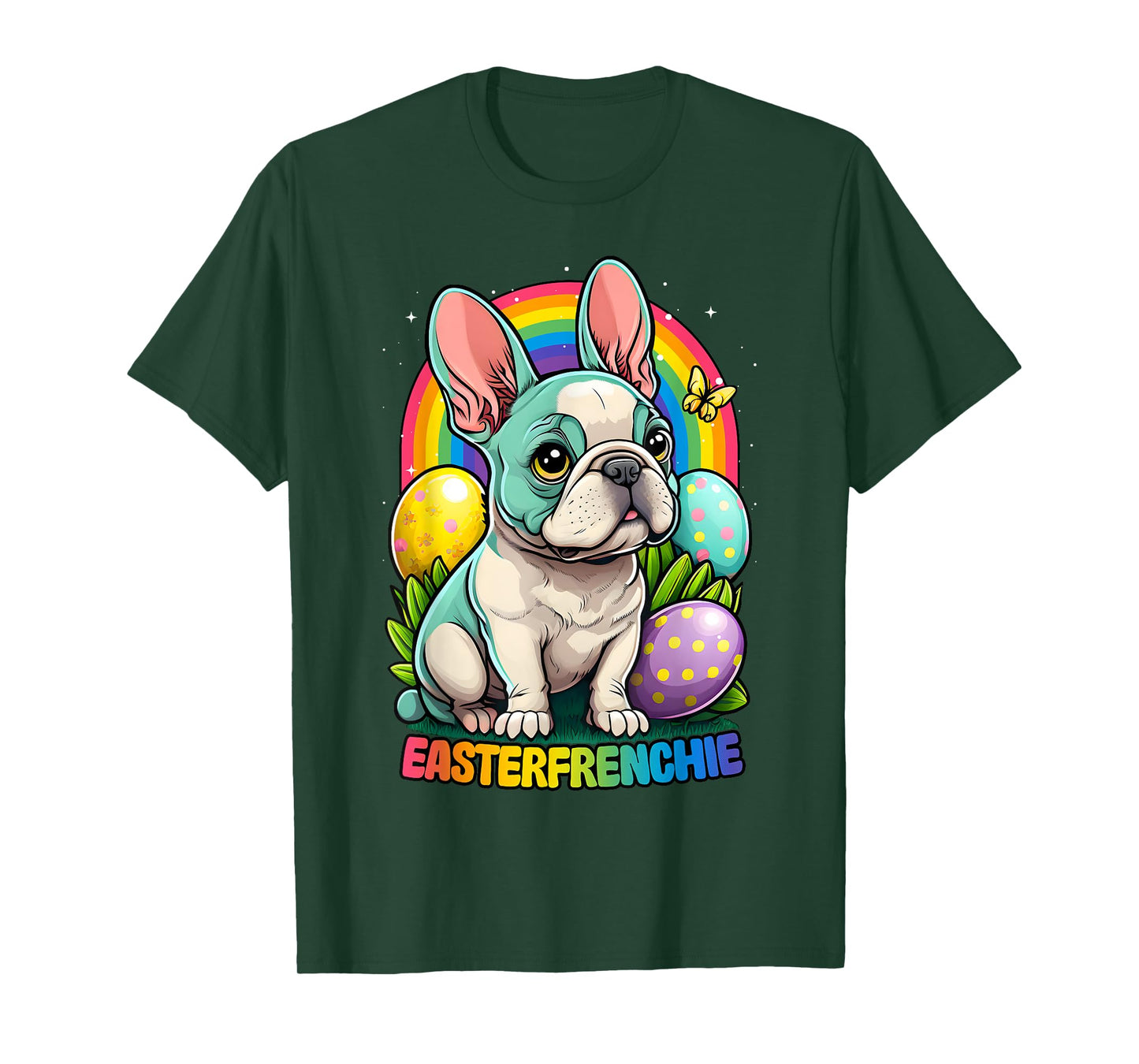 Funny Easter French Bulldog Easterfrenchie Cute Frenchie T-Shirt
