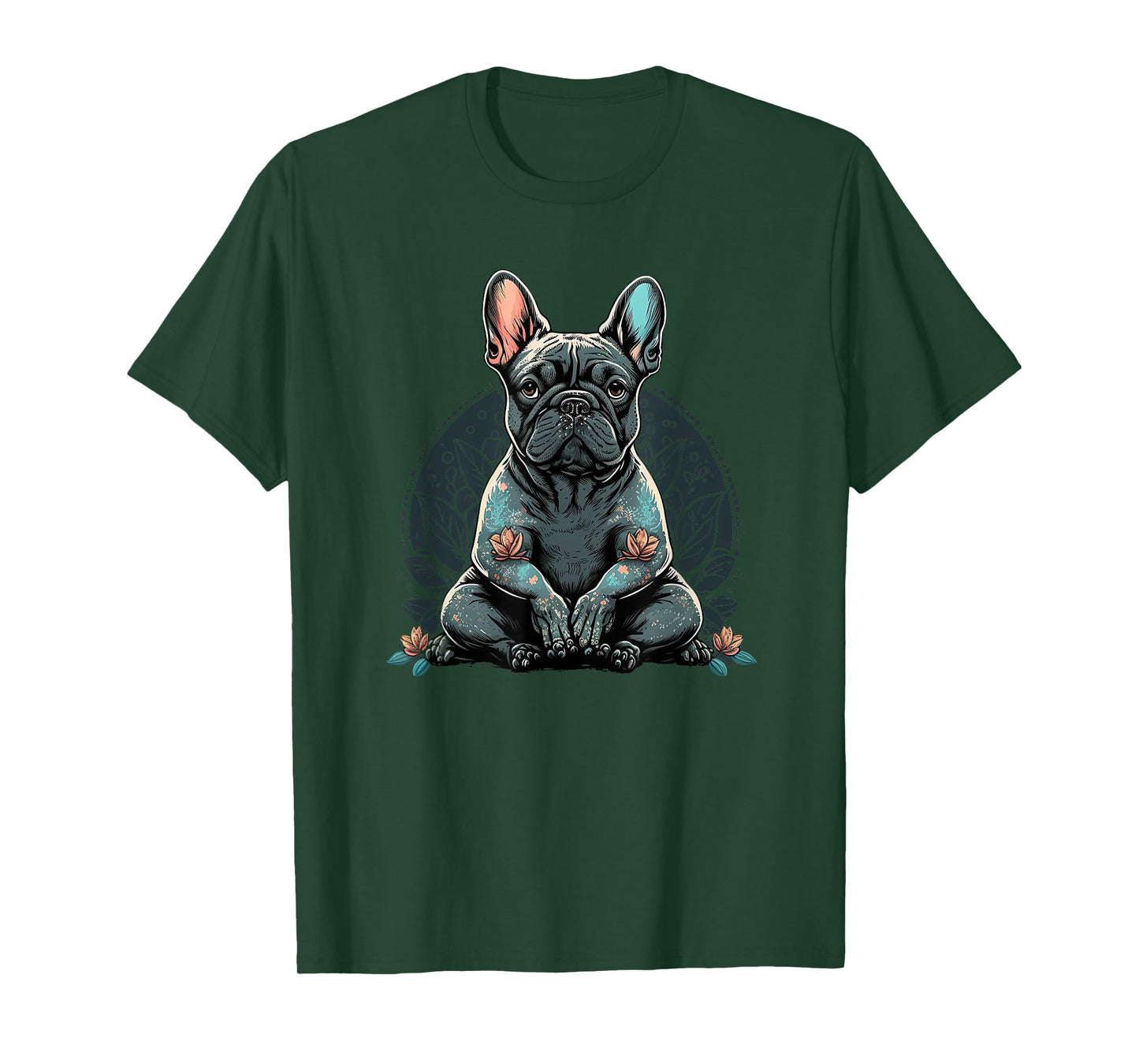 Funny French Bulldog Frenchie Yoga T-Shirt