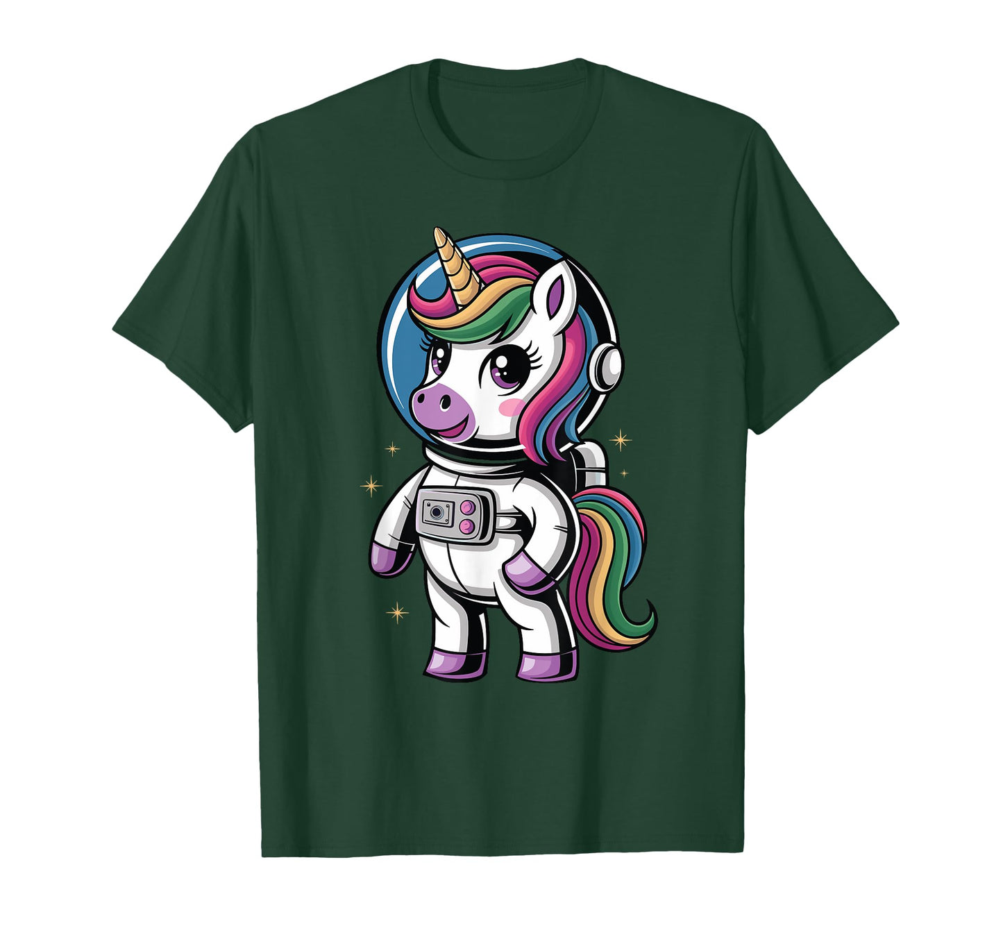 Astronaut Unicorn Cute Space Toddler Girls Kids Women T-Shirt