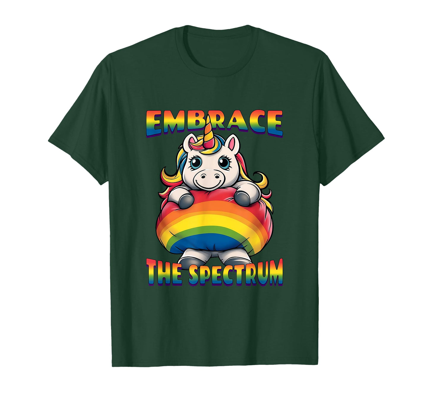 Embrace the Spectrum: Autism Awareness Unicorn T-Shirt