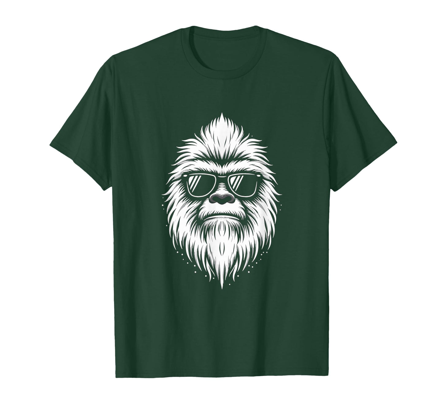 Retro Vintage Bigfoot Silhouette Sasquatch Hide And Seek T-Shirt