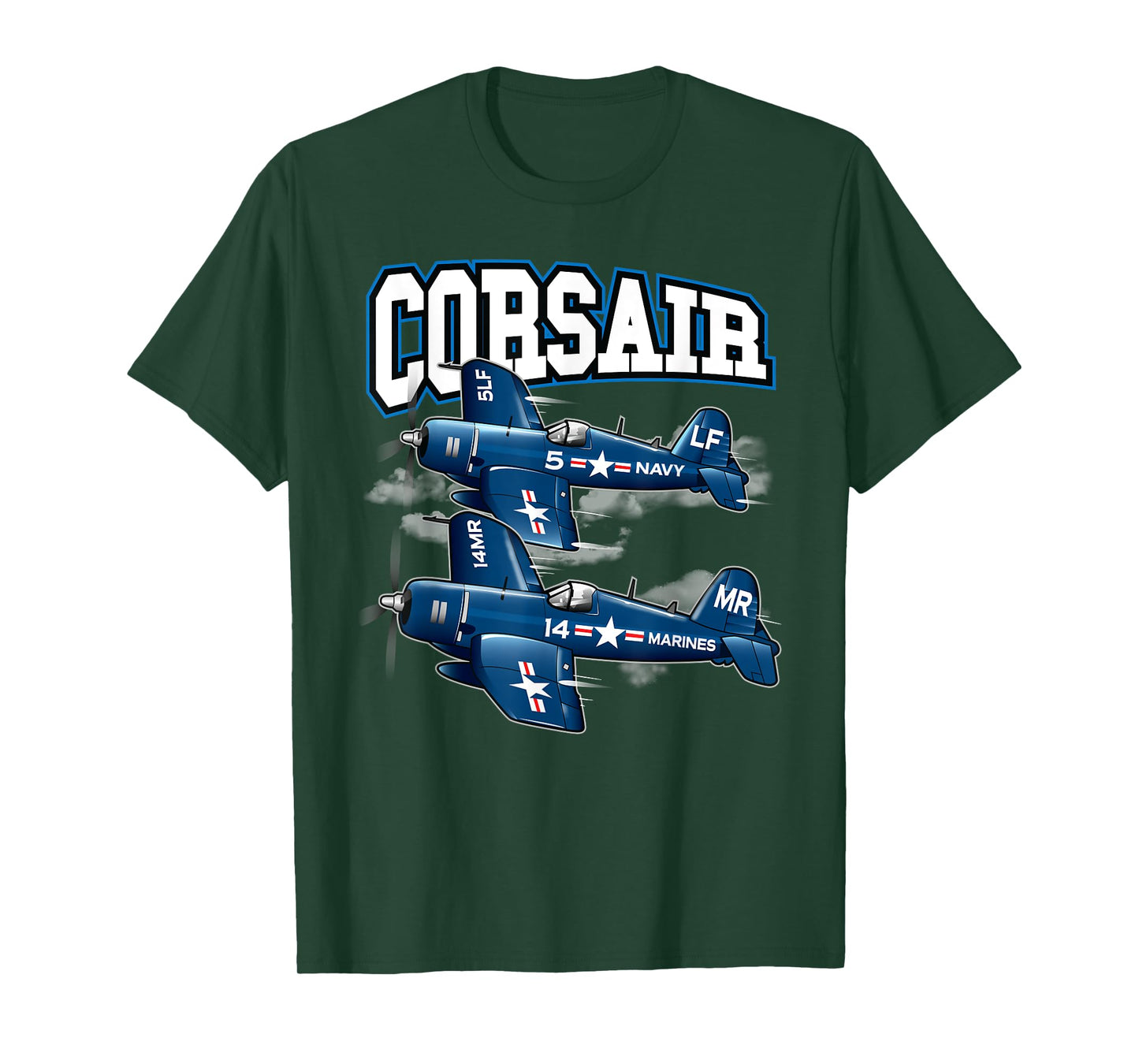 Corsair Warbird World War II Fighter Plane Pilot Gift T-Shirt