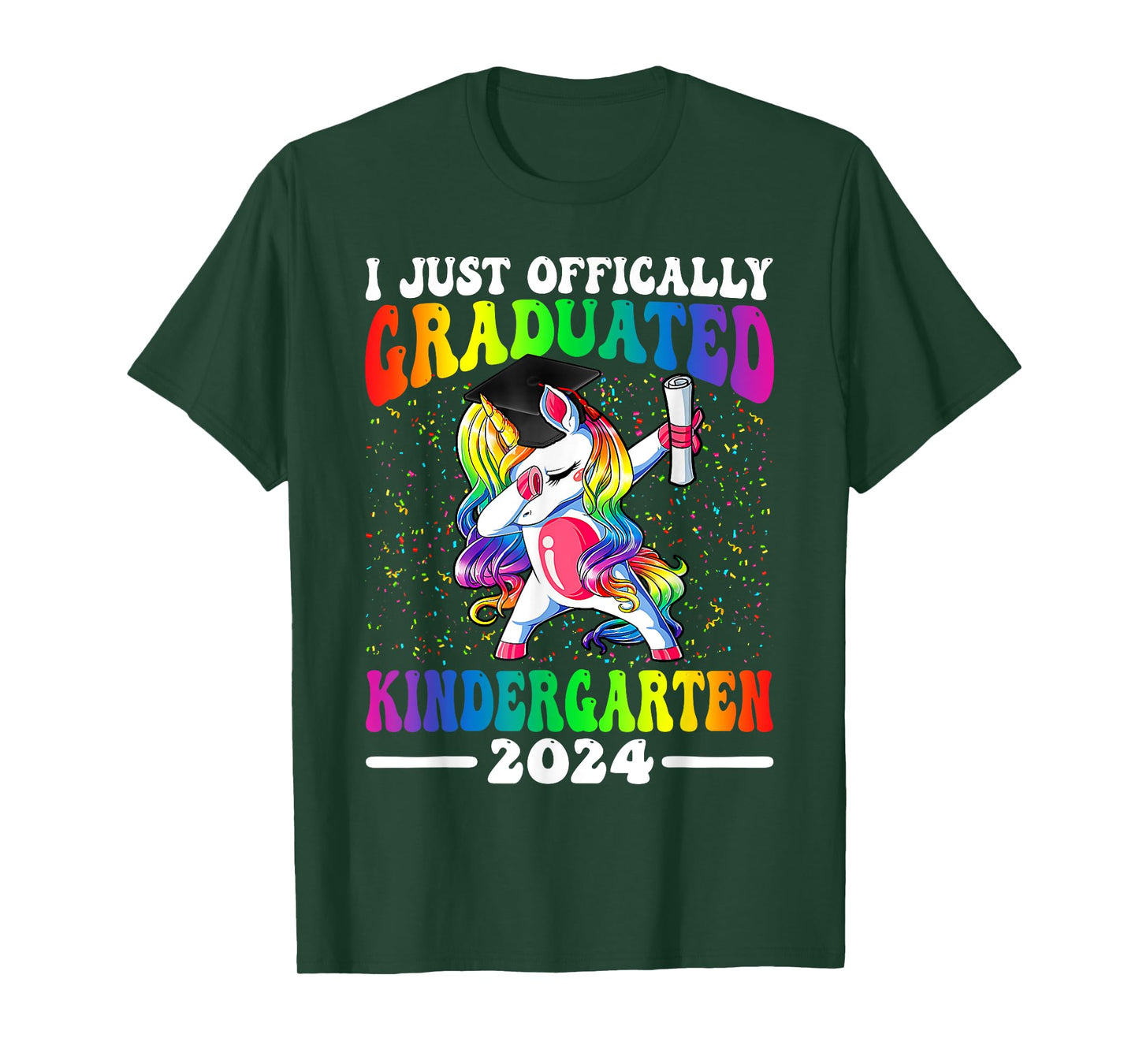 I Just Officially Graduated Kindergarten Graduation 2024 T-Shirt
