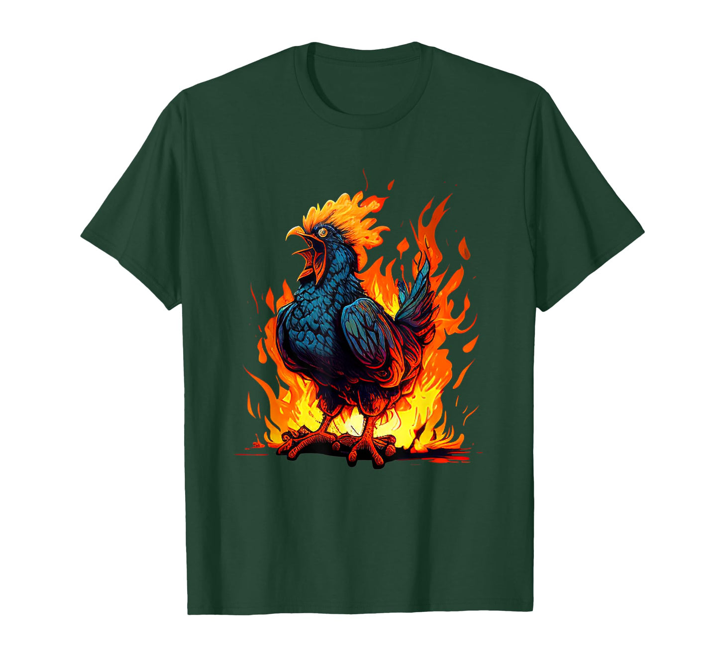 Angry Rooster for Hot Chicken and Hell Roosters Lovers T-Shirt
