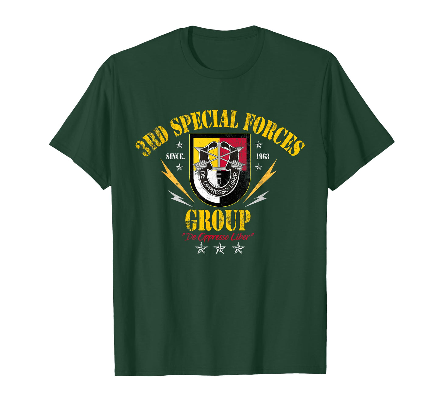 3rd Special Forces Group Veteran T Shirt Military Patriotic T-Shirt