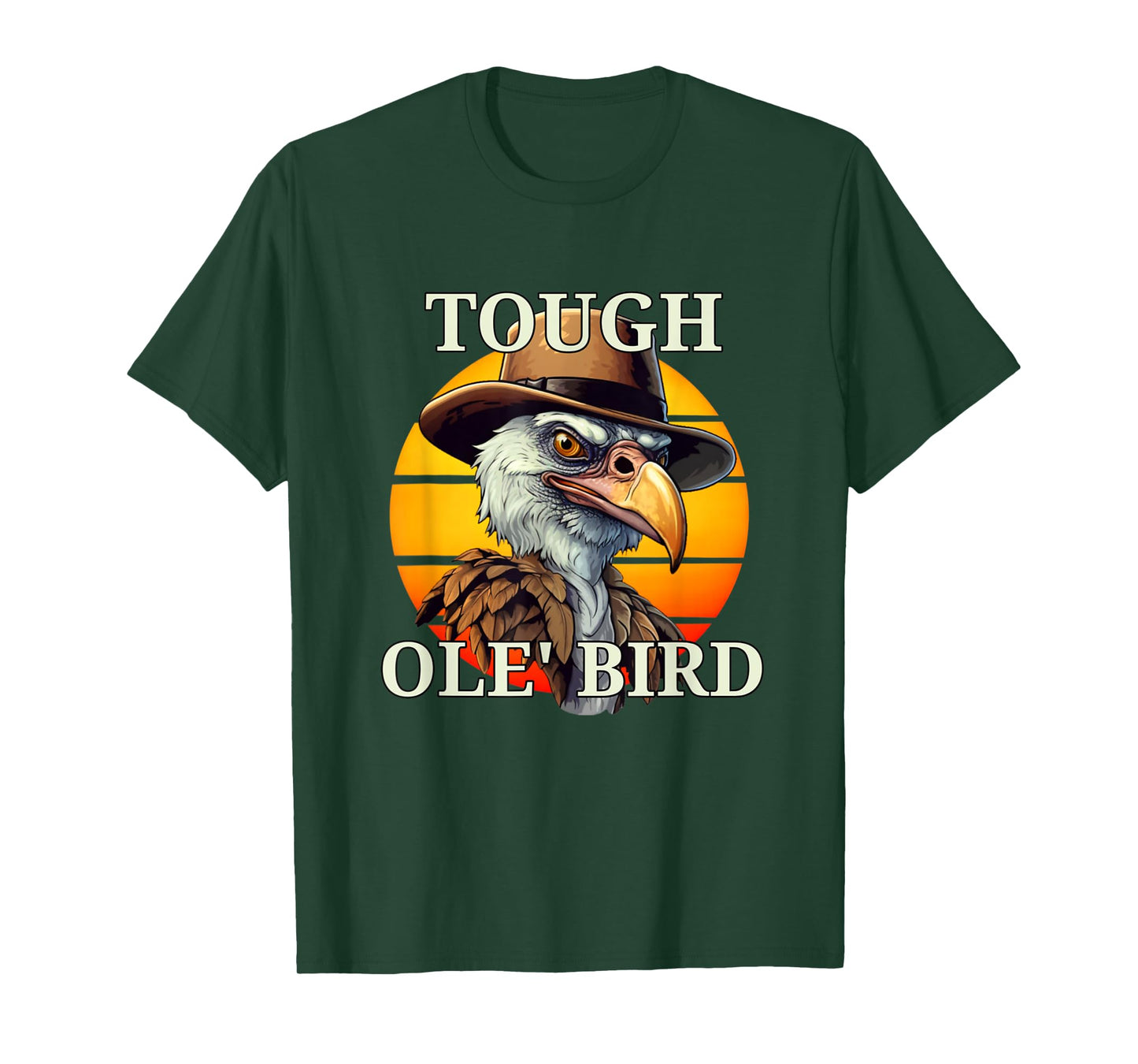 Grandpa Tough Old Bird Buzzard Funny Tough Old Man Joke T-Shirt
