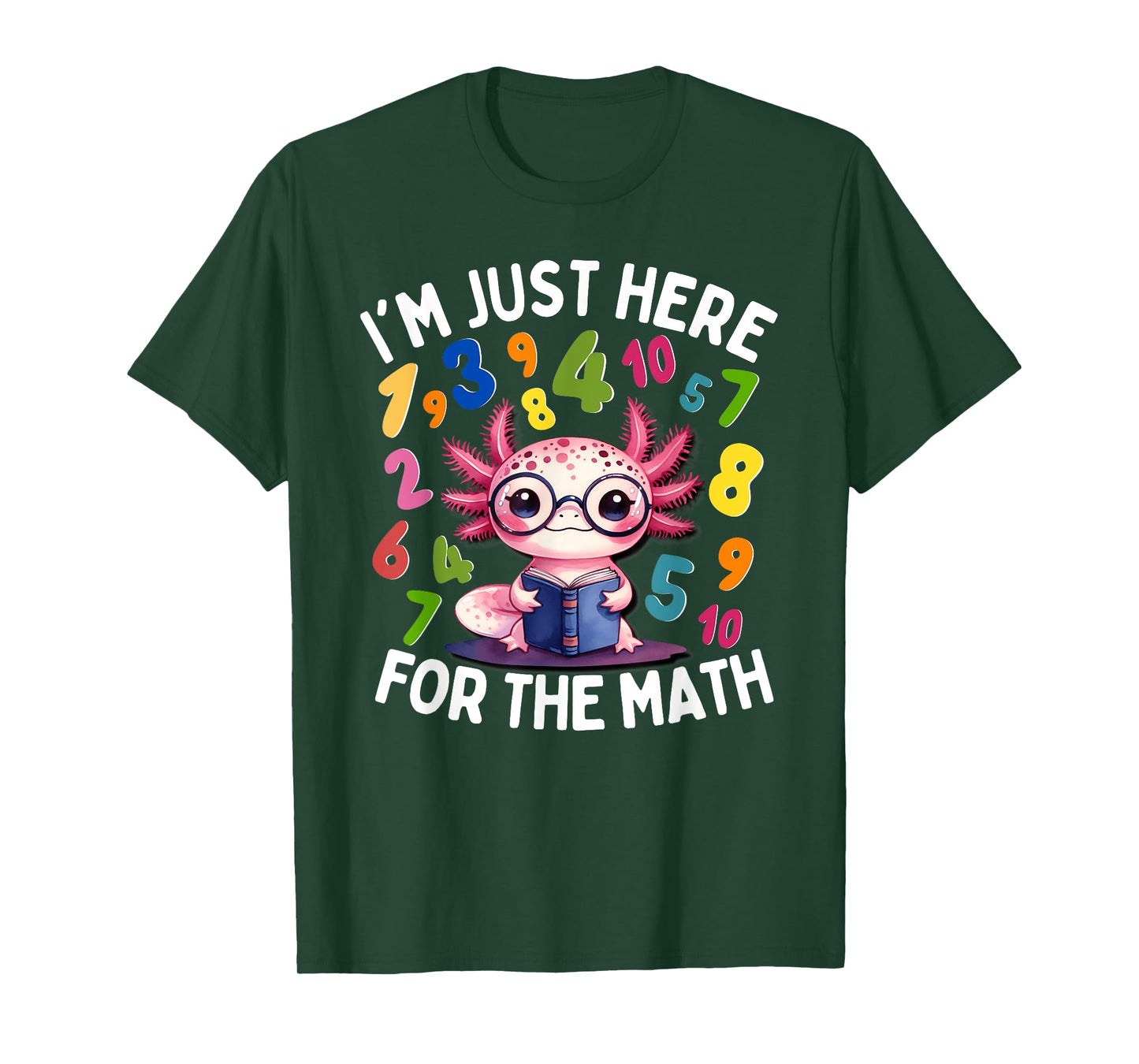 Number day Maths day unicorn numbers day kids Maths costume T-Shirt