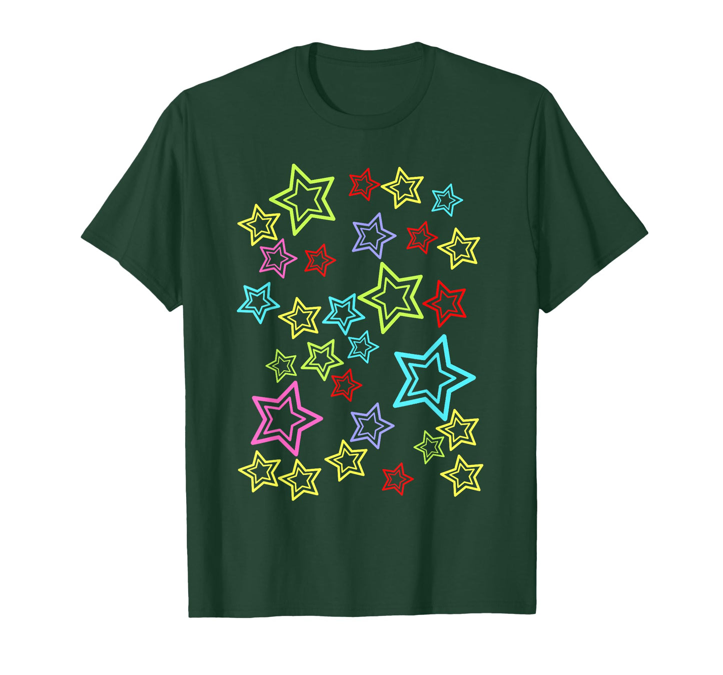 Retro Children's Stars 80s Star Teen Children Girls Boys T-Shirt