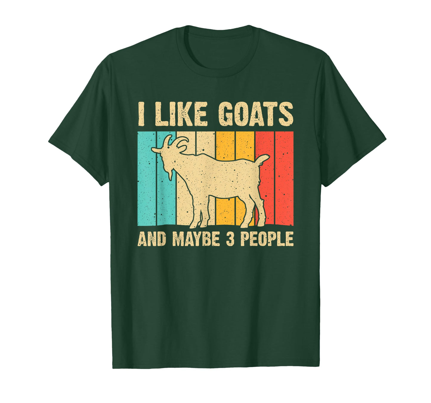 Funny Goat Art For Men Women Kids Farming Goat Lover Stuff T-Shirt