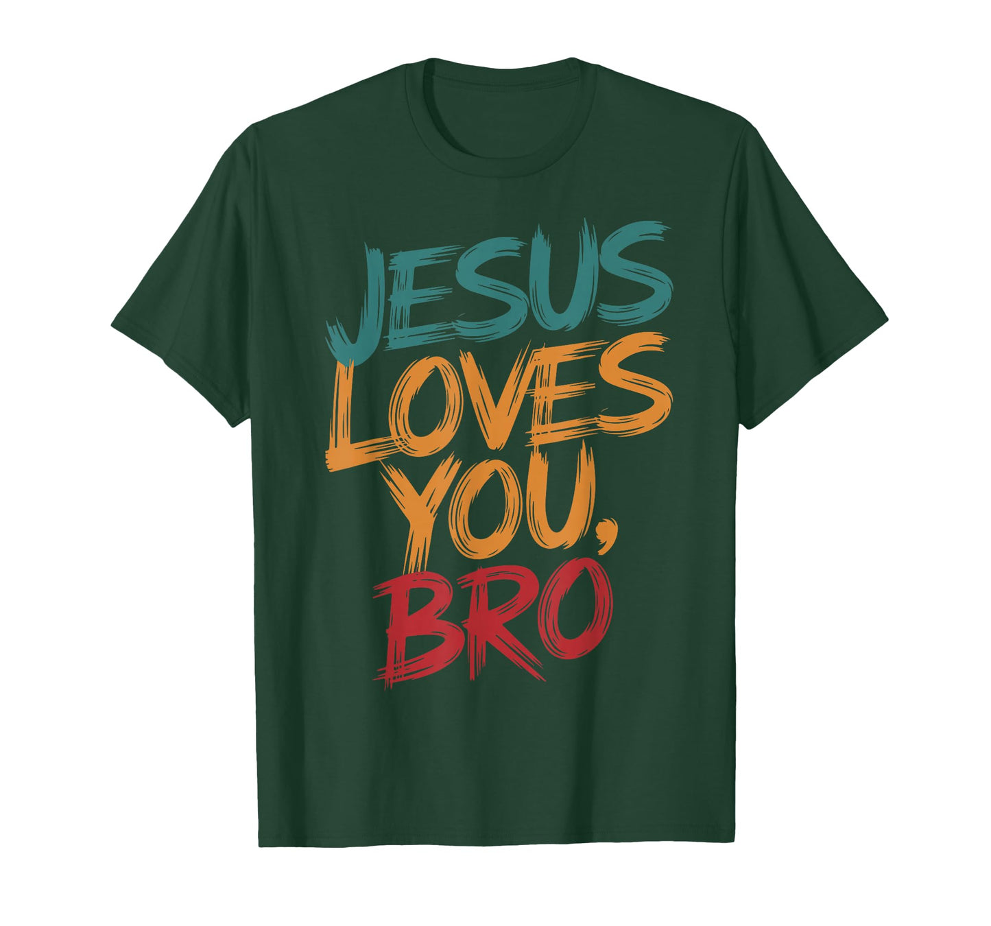 Christian Boy Jesus Loves You Bro Trust God Saves Me Toddler T-Shirt