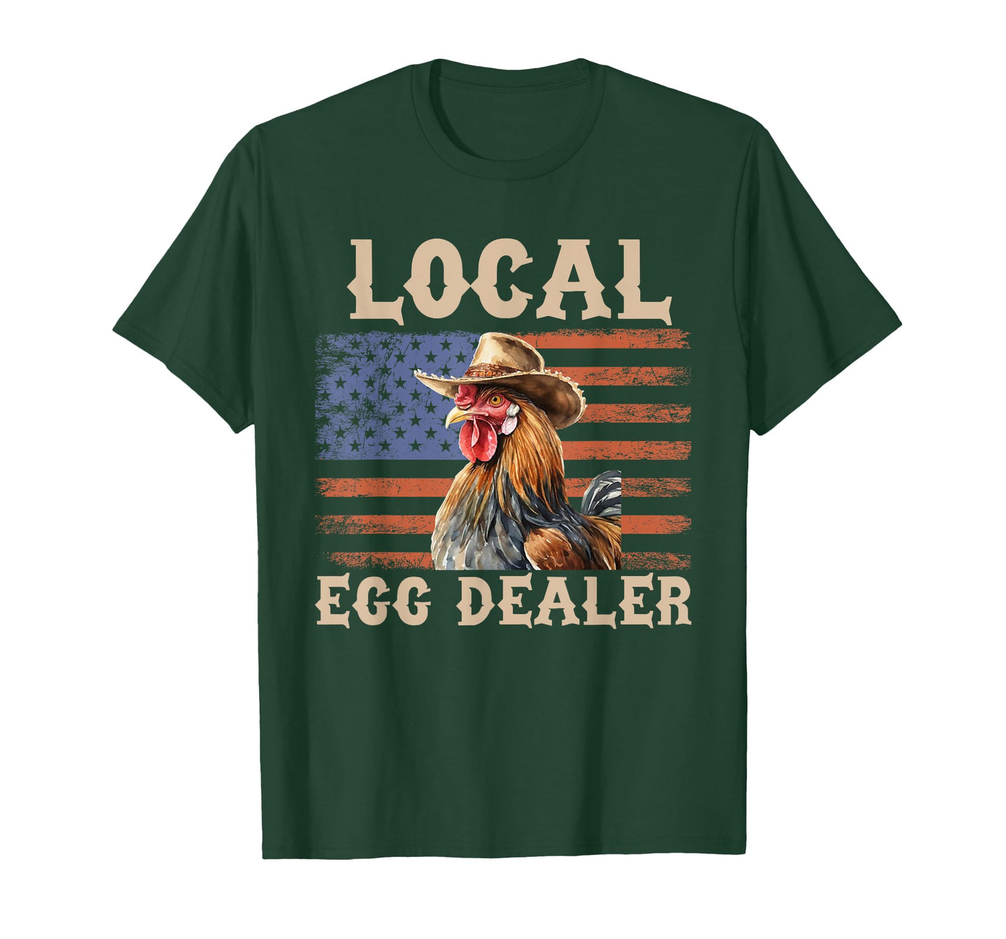 Local Egg Dealer Rooster Farmer Chicken T-Shirt