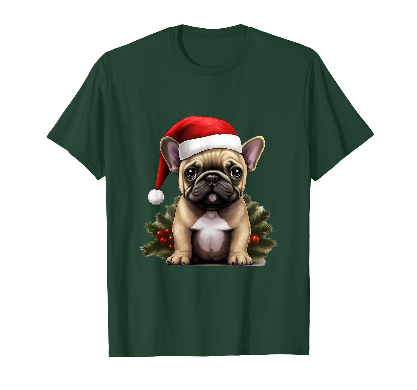 Christmas French Bulldog - French Bulldog Christmas Men Women Kids T-Shirt
