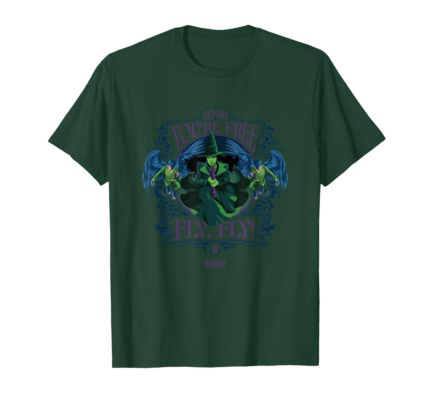 Wicked: For Good Elphaba You're Free Fly T-Shirt