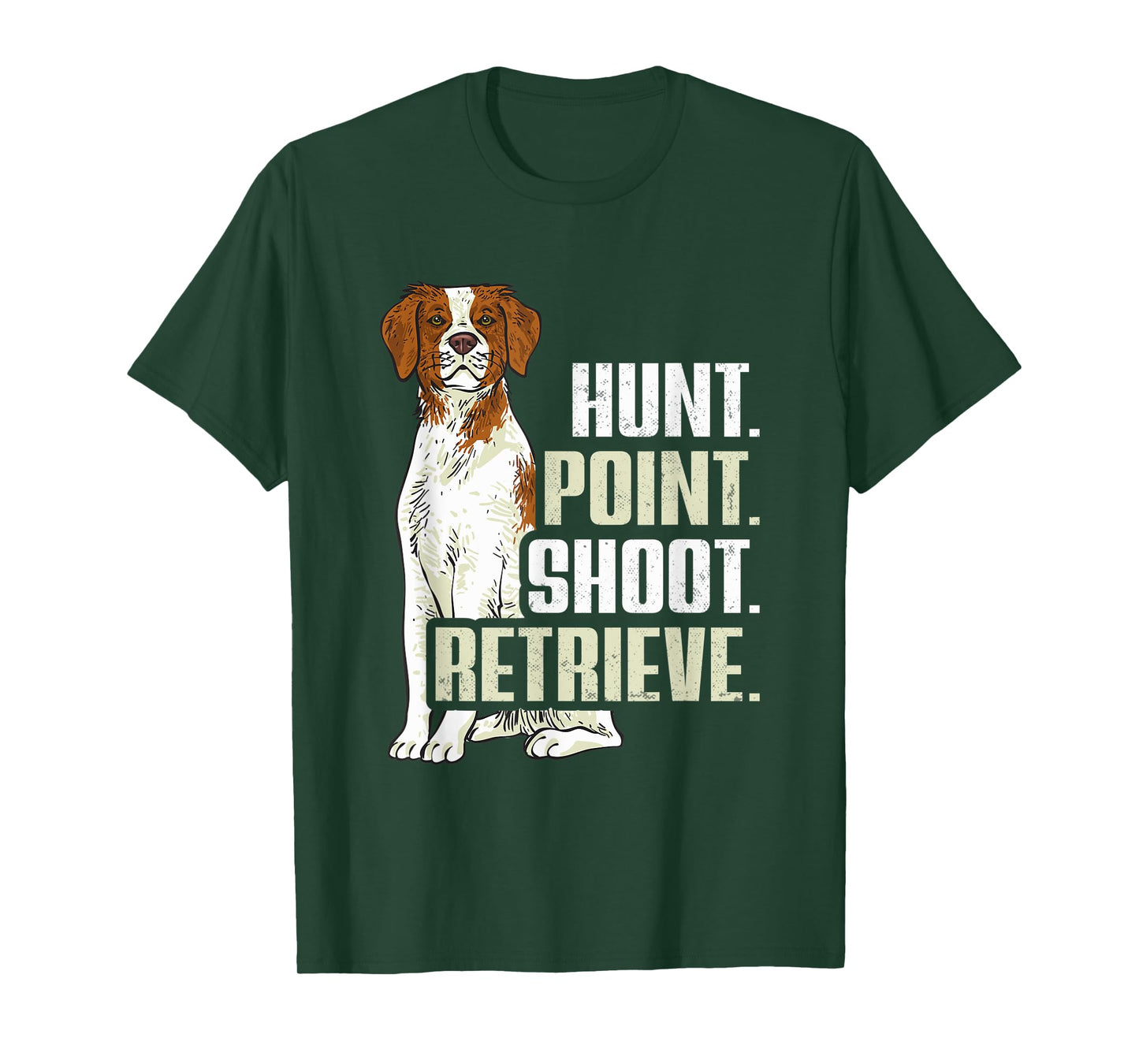Brittany Spaniel Hunting Brittany Dog T-Shirt