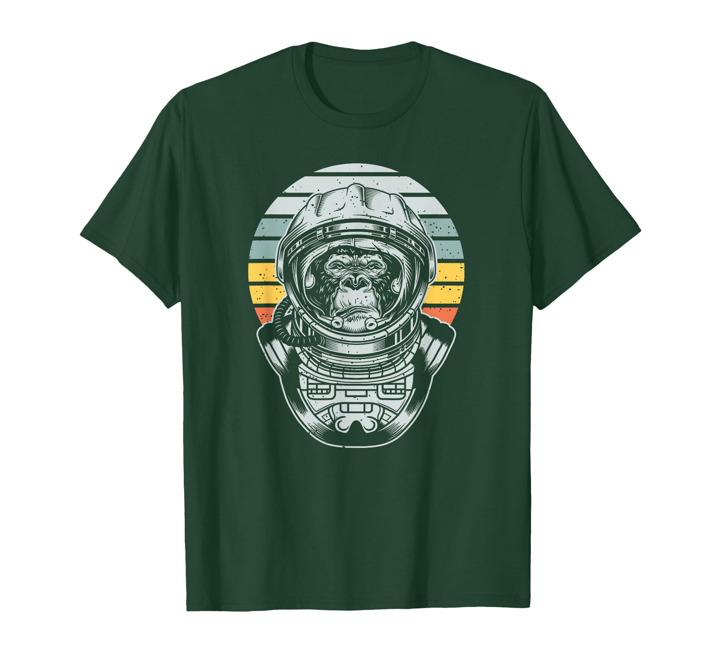 Retro Astronaut Space Monkey T-Shirt