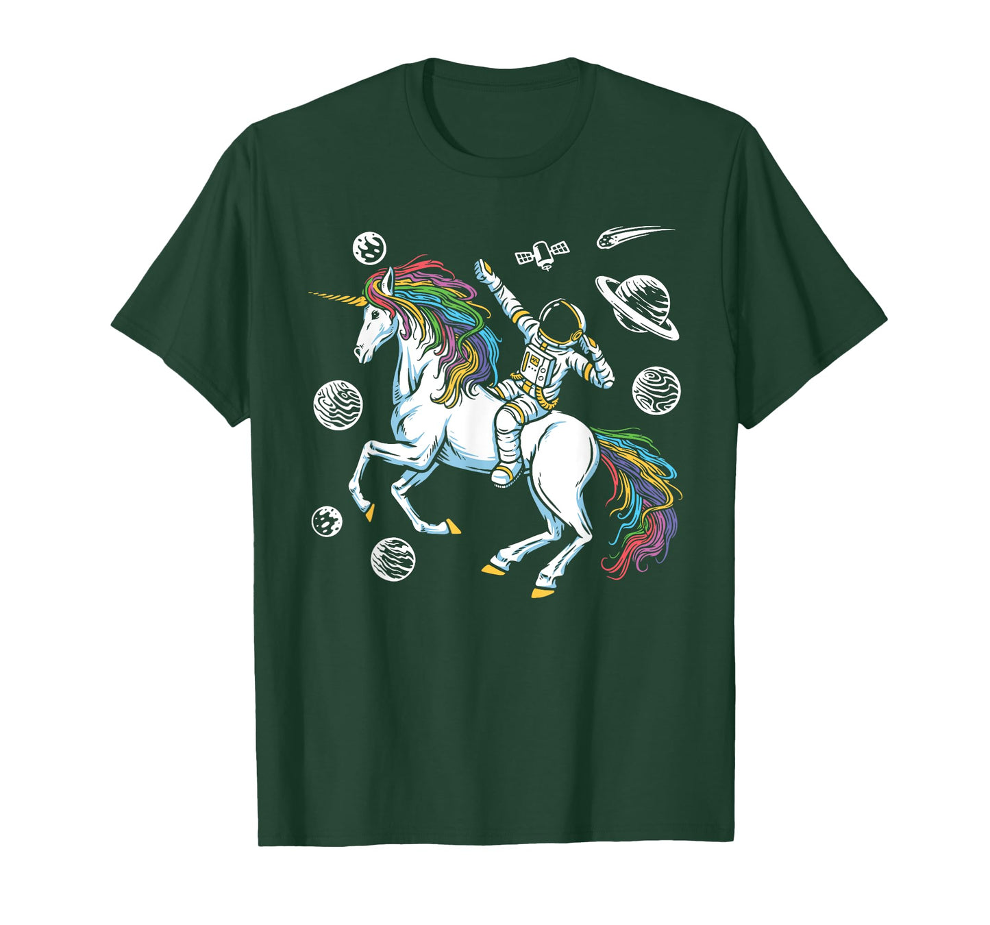 Magical Unicorn Girls Cosmonaut Gift Space Travel Astronaut T-Shirt