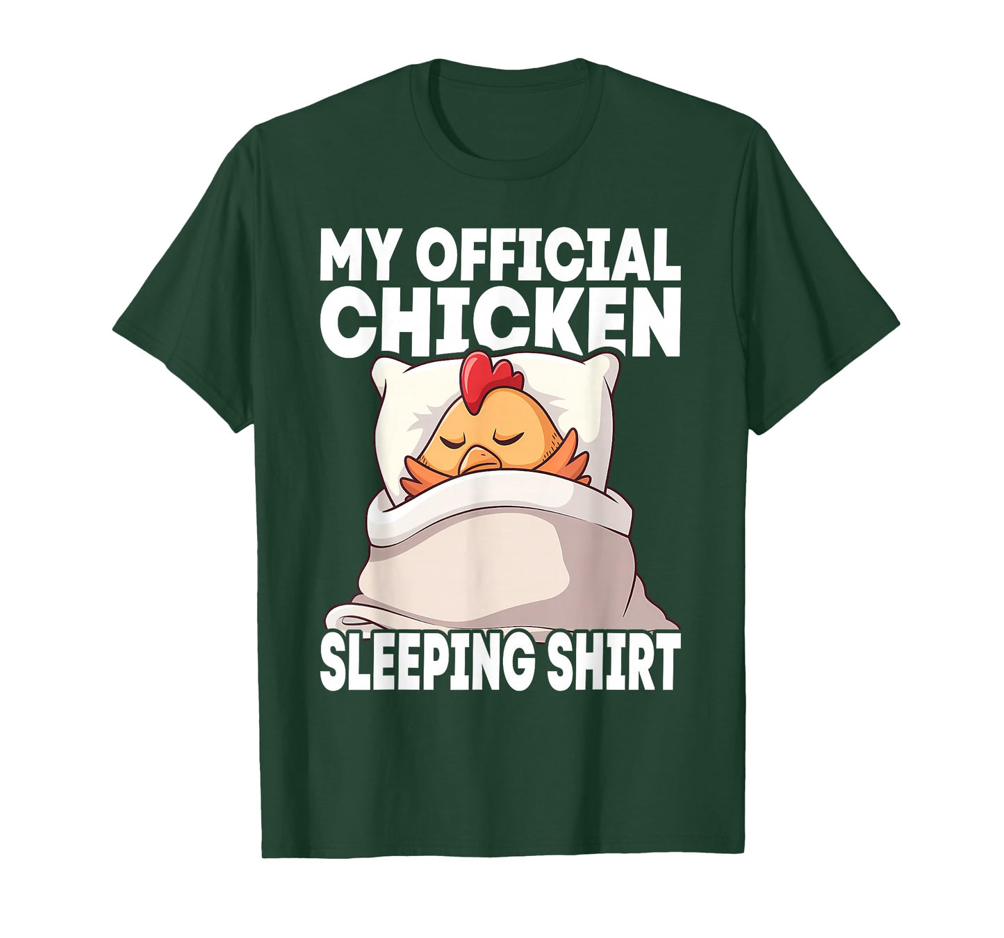 My Official Sleeping PJ Pajama Top Chicken T-Shirt