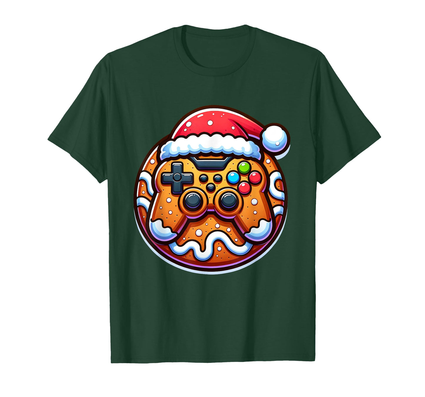 Christmas Gamer Boys Video Games Santa Controller Xmas Funny T-Shirt