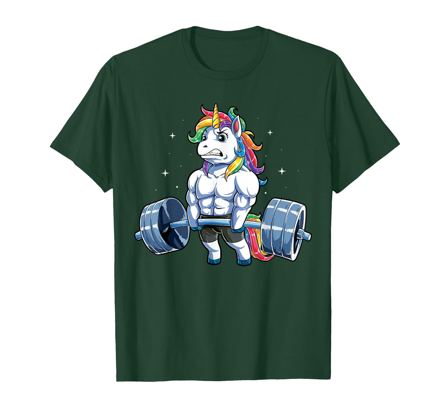 Unicorn Weightlifting T shirt Deadlift Fitness Gym Women Tee T-Shirt
