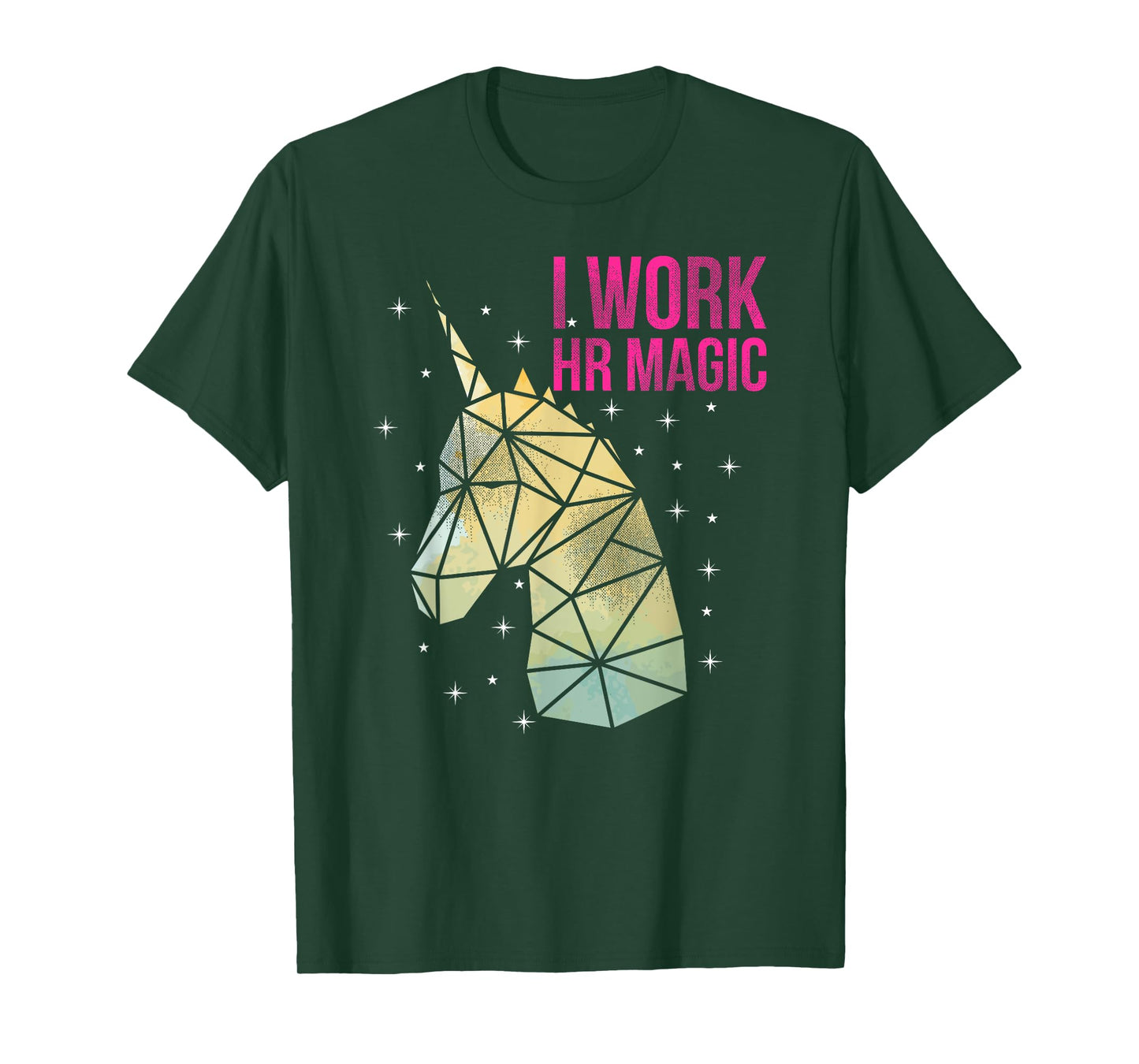 HR Work Magic Unicorn Human Resources Fun Art T-Shirt