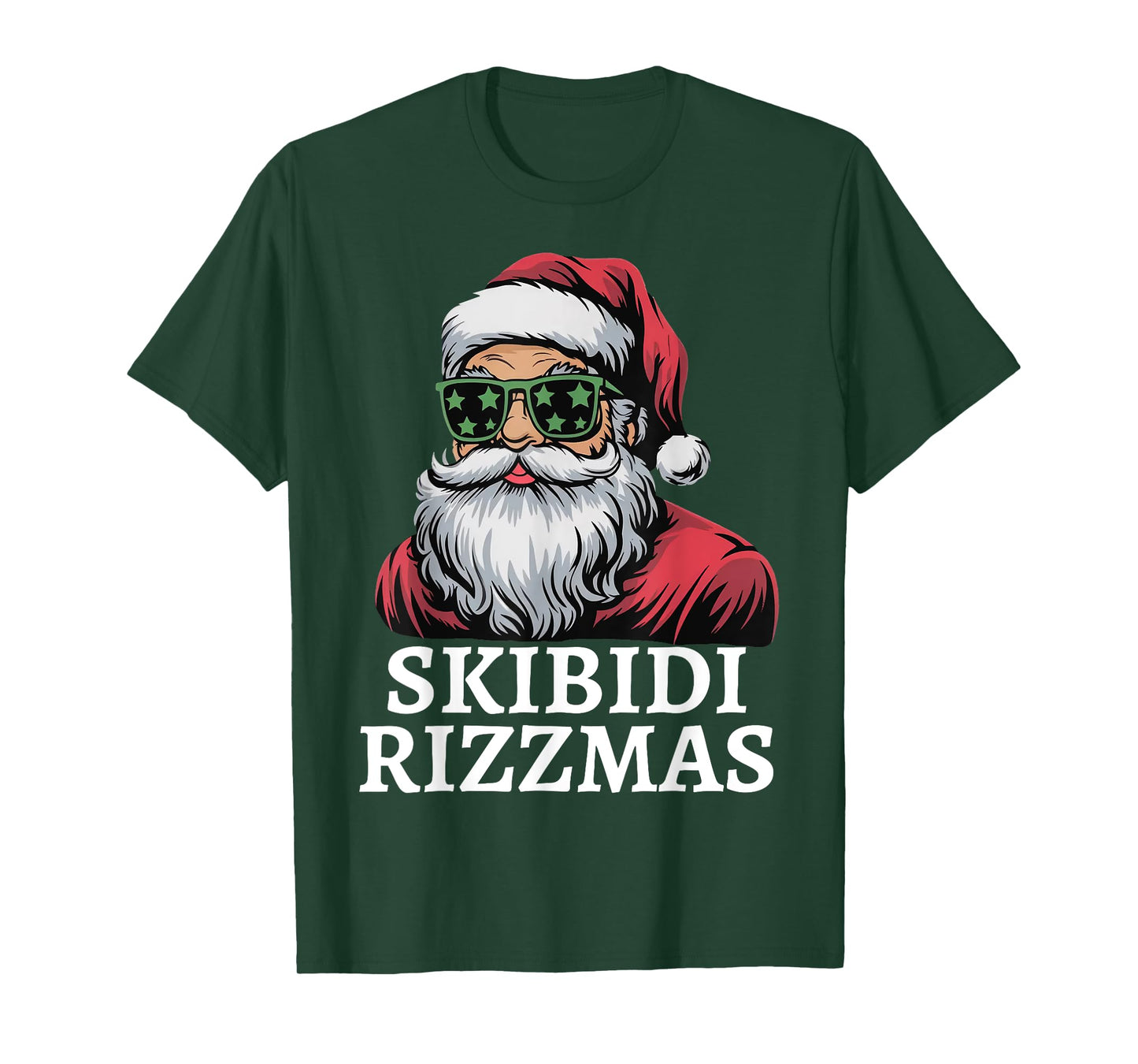 Skibidi Rizzmas Christmas Rizz Santa Charisma Teens Kids T-Shirt